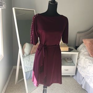 Burgundy Jessica Simpson Dress